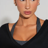 Blusa feminina com decote v soul