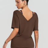 Blusa feminina com decote v soul