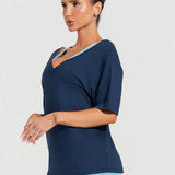 Blusa feminina com decote v soul