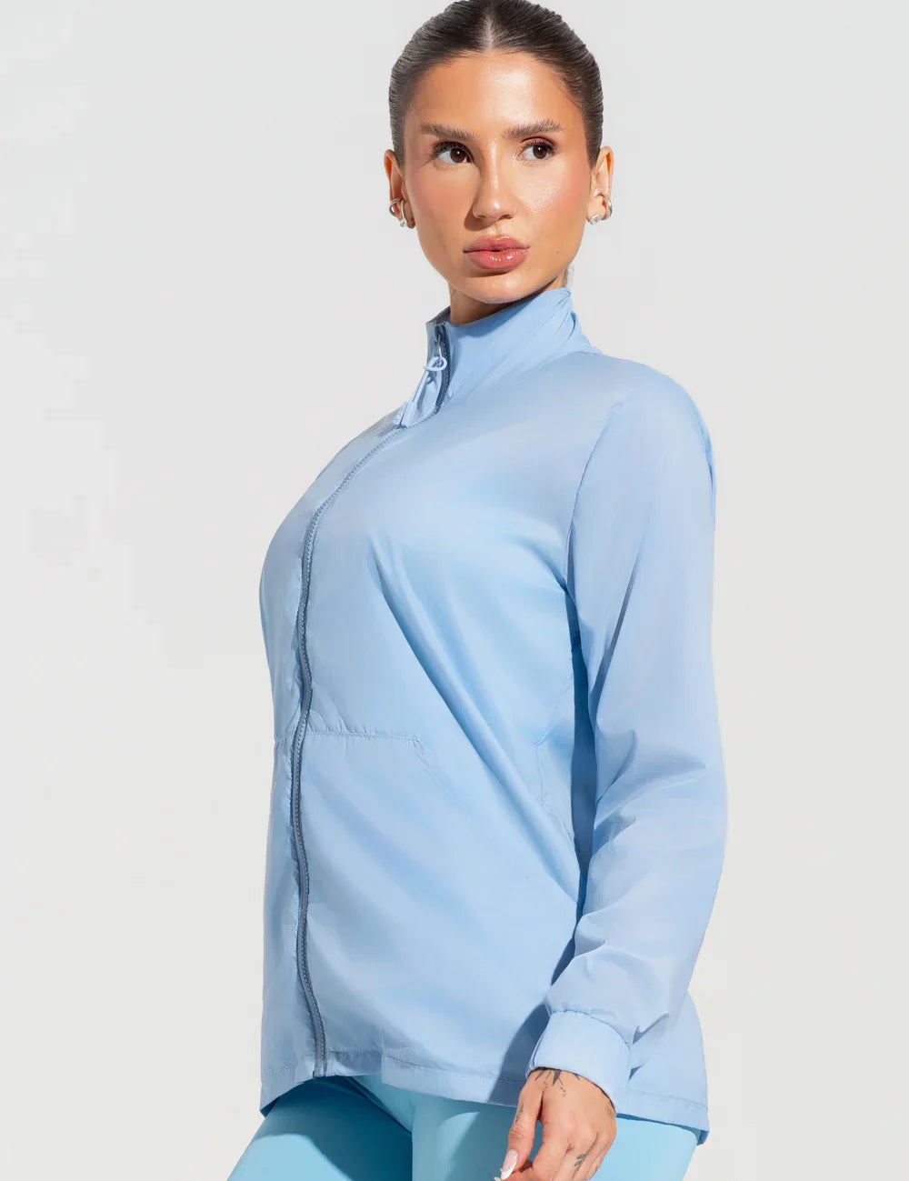 Casaco corta vento fitness feminino soul