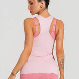 Camiseta fitness feminina modelo nadador soul rosa