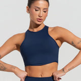 Cropped fitness feminino com cava americana soul