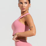 Cropped fitness feminino com cava americana soul