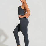 Macacão fitness feminino com alças reguláveis soul