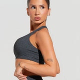 Top fitness feminino modelo nadador soul