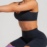 Top fitness feminino com alças finas reguláveis soul