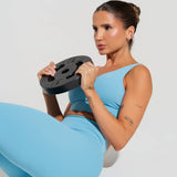 Top fitness feminino com decote v soul