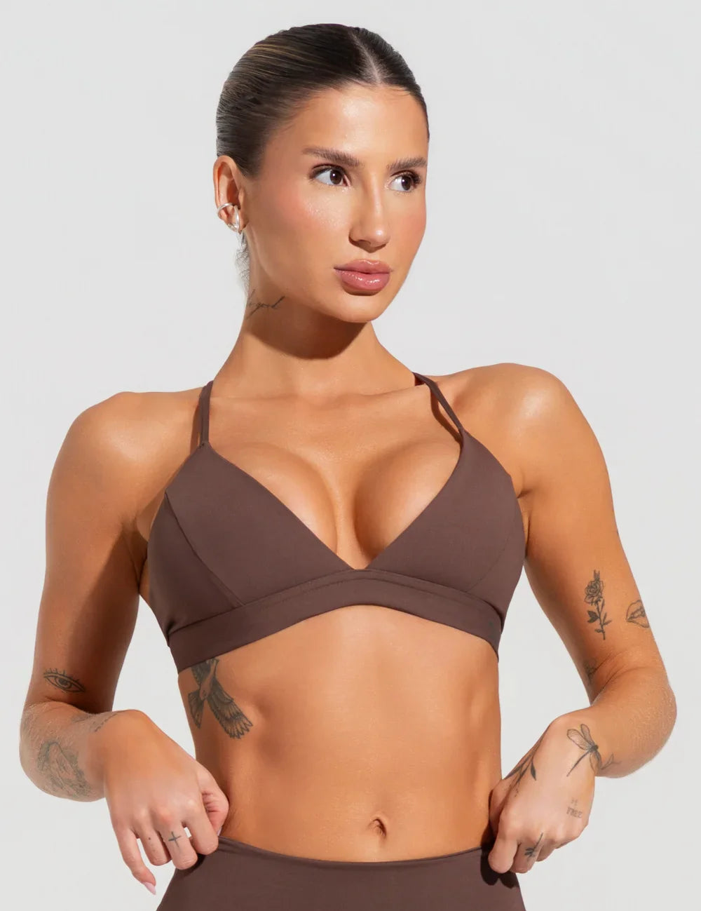 Cropped fitness feminino com cava americana soul