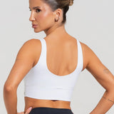 Top fitness feminino com decote v soul