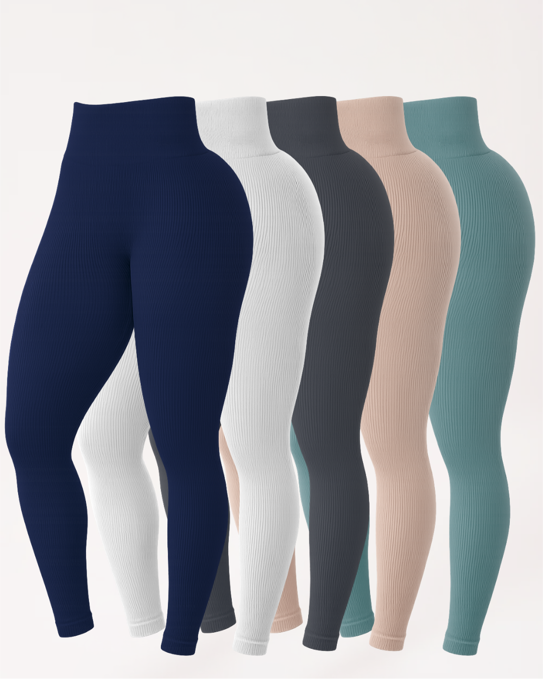 Conjunto 5 Leggings Modeladoras Empina BumBum