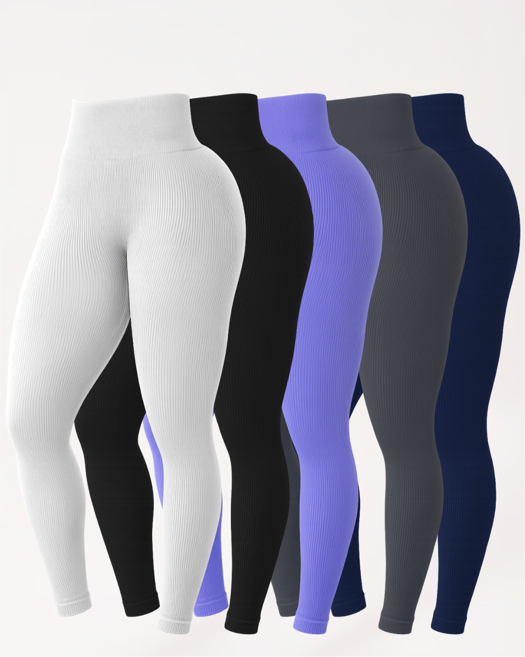 Conjunto 5 Leggings Modeladoras Empina BumBum