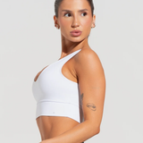 Top fitness feminino com decote v soul