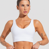 Top fitness feminino com decote v soul