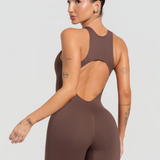 Macaquinho fitness feminino nadador com decote soul