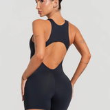 Macaquinho fitness feminino nadador com decote soul