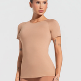 Blusa feminina com manga raglan soul