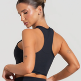 Cropped fitness feminino com cava americana soul