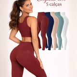 Conjunto 5 Leggings Modeladoras Empina BumBum